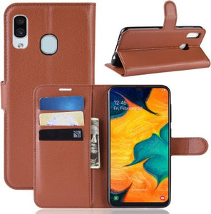 Samsung Galaxy A20e Cover Flip Wallet Magnetic Case