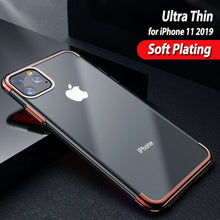 Load image into Gallery viewer, Apple iPhone 11 Pro Max Electroplated Soft Silicon Case Cover