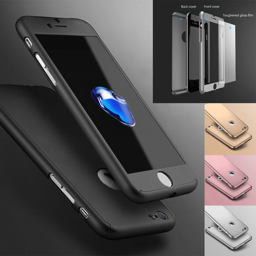 Case for Apple iPhone 6S PLUS / 6 PLUS Cover 360 Luxury Thin Shockproof Hybrid