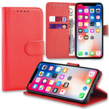 Load image into Gallery viewer, Apple iPhone Xs Max Leather Flip Wallet Case Cover