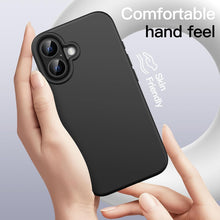 Load image into Gallery viewer, iPhone 17 Case 6.3-Inch,  Shockproof Silicone Phone Bumper Cover, Anti-Scratch Black Back Case