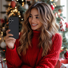 Load image into Gallery viewer, iPhone 17 Case 6.3-Inch,  Shockproof Silicone Phone Bumper Cover, Anti-Scratch Black Back Case