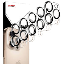 Load image into Gallery viewer, 5-Pack Camera Lens Protector for iPhone 16 Pro (6.3-Inch) &amp; iPhone 16 Pro Max (6.9-Inch), 9H Tempered Glass