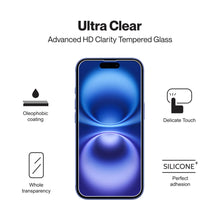 Load image into Gallery viewer, For Apple iPhone 15 / 16 Tempered Glass Screen Protector Pack of 6