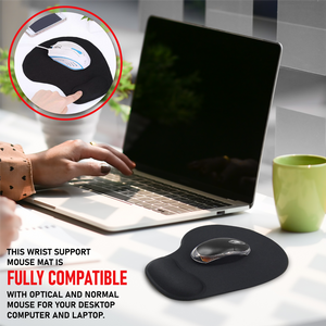 MSD Mousepad With Wrist Rest And Beautiful Colorful Zambia