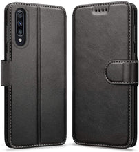 Load image into Gallery viewer, Samsung Galaxy A70 Cover Flip Wallet Magnetic Case