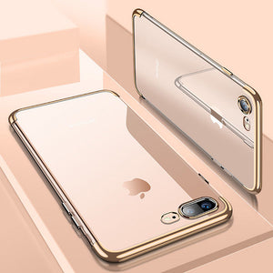 Apple iPhone Xs / X Electroplated Soft Silicon Case Cover