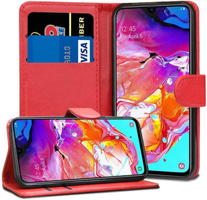 Samsung Galaxy A70 Cover Flip Wallet Magnetic Case