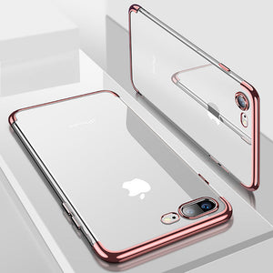 Apple iPhone Xs / X Electroplated Soft Silicon Case Cover