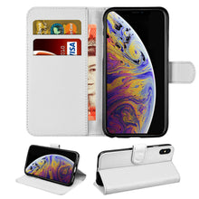 Load image into Gallery viewer, Apple iPhone Xs / X Leather Flip Wallet Case Cover